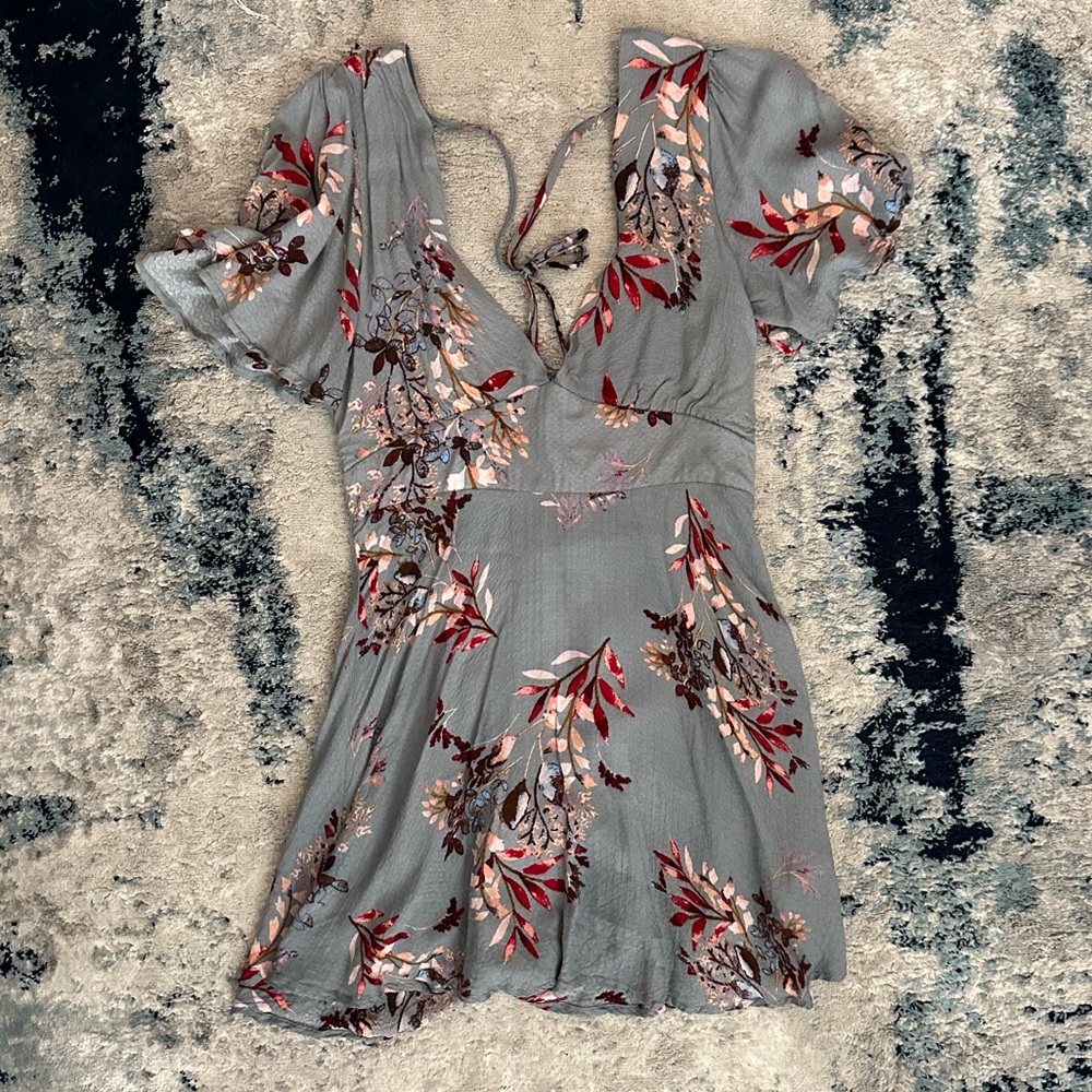 Floral Sage Dress